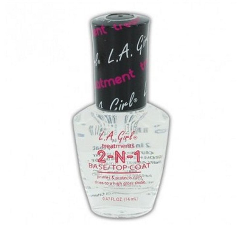 L.A. Girl ColorPop Nail Polish - 2-in-1 Base & Top Coat for Long-Lasting Shine