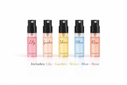 Dolce & Gabbana Women's Perfume Spray Sampler - 5 Mini Vials of Signature Scents | 5 x 0.8ml/0.02oz