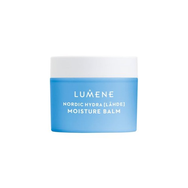 Lumene Nordic Hydra [Lahde] Moisture Balm - Lightweight Face Cream + Dry Skin Hydrating Balm - Organic Nordic Birch Sap, Arctic Spring Water & Plumping Hyaluronic Acid (1.7 oz)