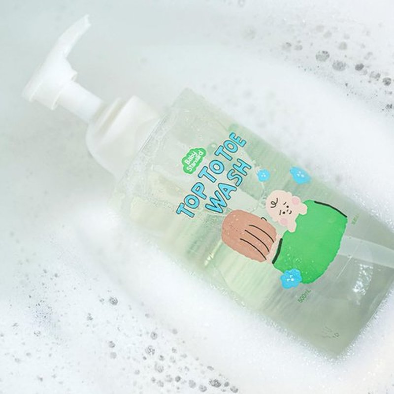 Skiennix Baby Wash & Shampoo - Tear-Free, Plant-Based Foam for Sensitive Skin | 16.9 fl. oz, Unscented