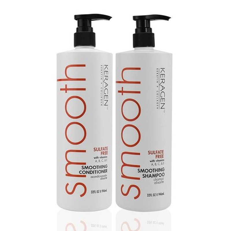 KERAGEN Hair Care - Advanced Structural Repair & Color Protection System | 52% Stronger Hair, 32 Oz