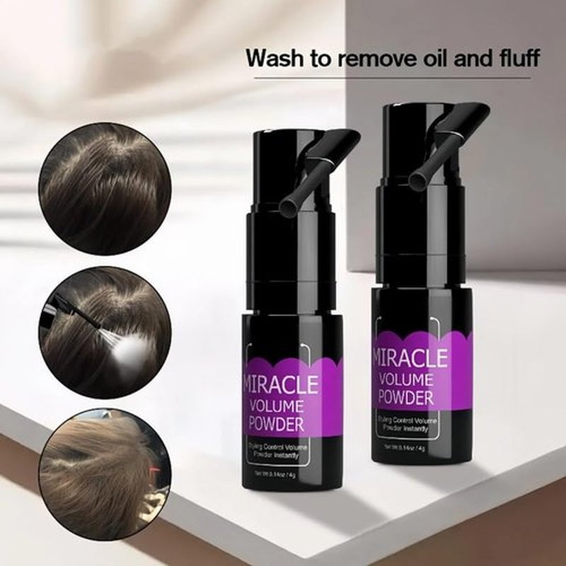 Gowwim Texture Powder - 360° Rotating Nozzle for Instant Volume & Oil Control | Non-Greasy 4g