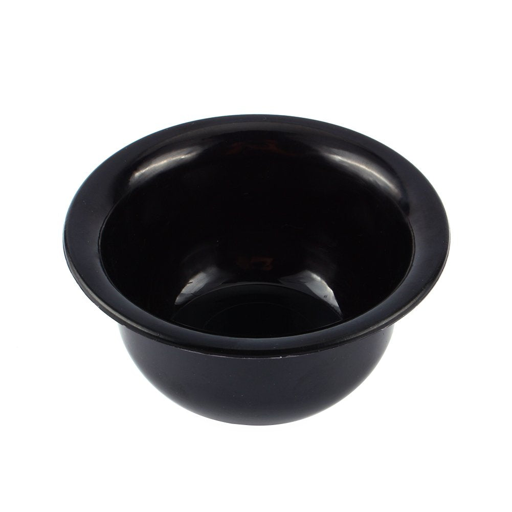 Stainless Steel Shaving Brush Stand, Black Shaving Bowl Holder, Dual Purpose Organizer for Men Wet Shaving Kit, Classic Gift