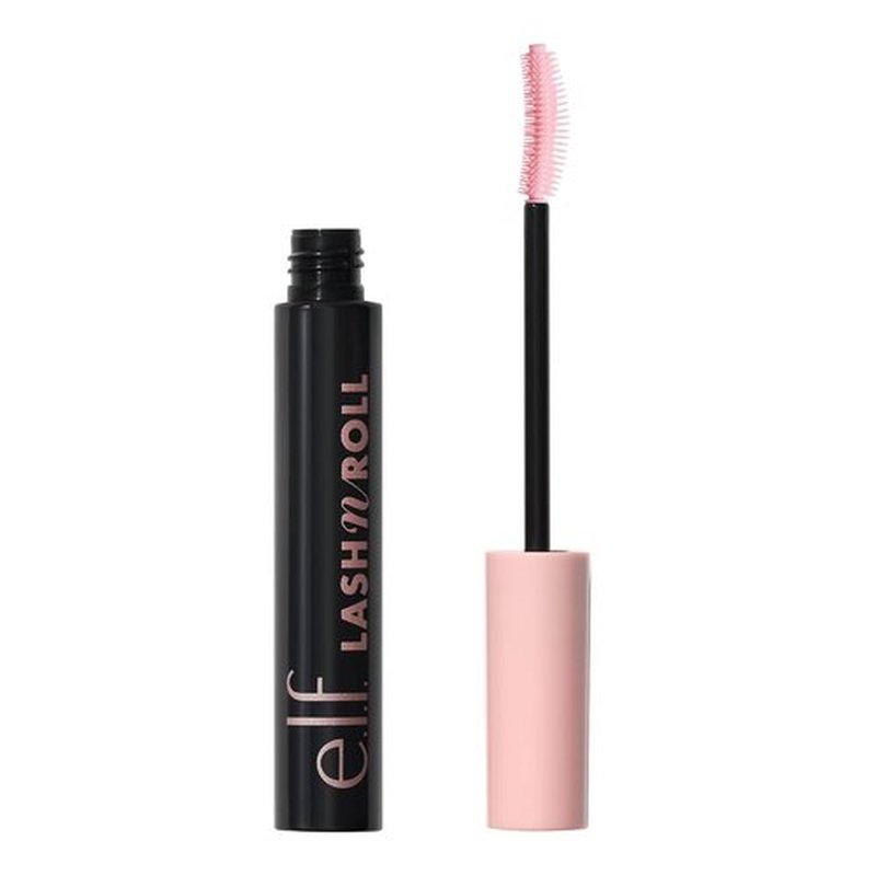 e.l.f. Lash 'N Roll Mascara - Curling Formula for Lifted, Separated Lashes | Long-Lasting, Vegan, Deep Brown