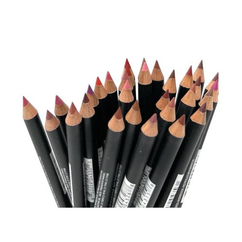 Skiennix Lip Liner Pencil Set - 30 High Pigmented Pencils for Long-Lasting Color | 6.25-Inch Wooden Pencils