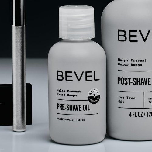 Bevel Pre Shave Oil - Soften Hair & Protect Skin from Irritation | 2 Fl Oz with Castor & Olive Oil