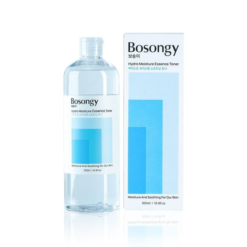 Bosongy Hydro Moisture Essence Toner 500ml(16.9fl.oz.) – Deep Nourishing Facial Toner for Dry & Sensitive Skin, Infused with Hyaluronic Acid, Panthenol &Azelaic Acid Toner Korean Skincare