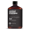 The Goodfellas' smile, AMBER FOUGERE (Lavender & Sandalwood), Luxury 3 in 1 Body Wash And Hair Shampoo for Men, 17 Fluid Oz. - Made in Italy