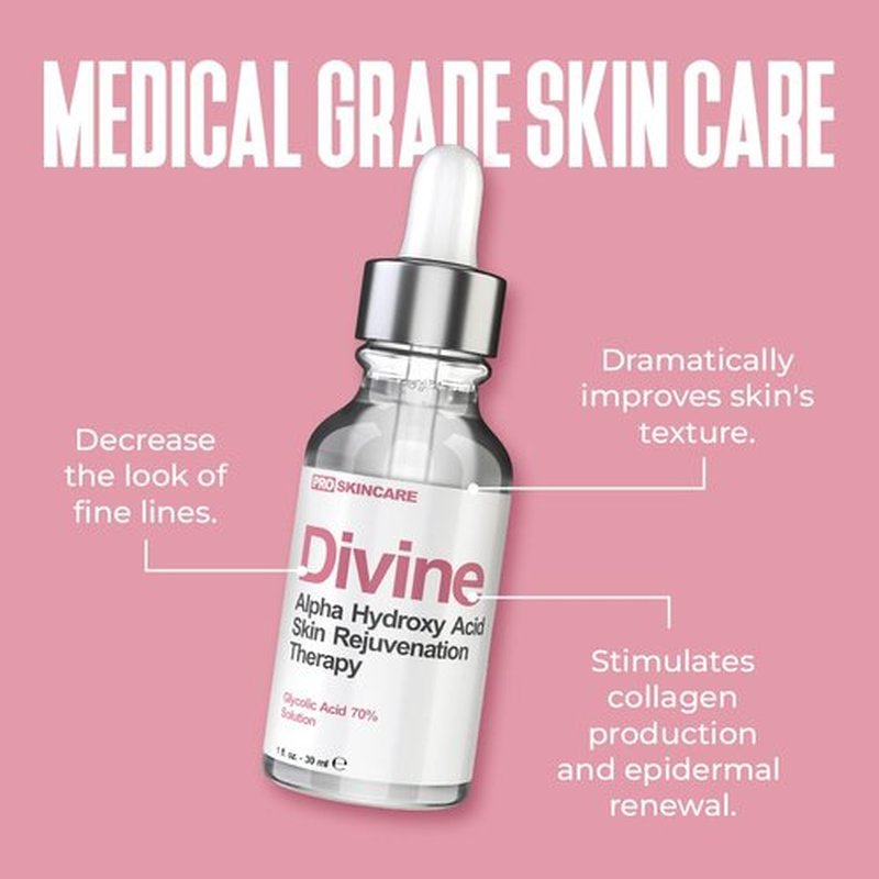 Glycolic Acid Peel 70% - Professional At-Home Chemical Peel for Acne Scars & Wrinkles | Intense Liquid Exfoliant