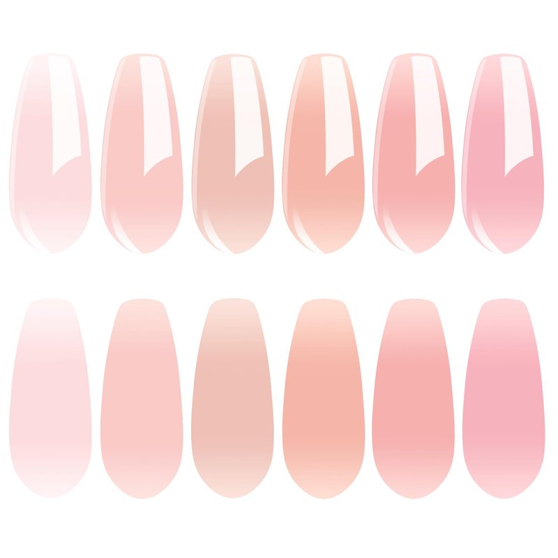 Vishine Jelly Gel Nail Polish 8ML Set Sheer Nude Pink Gel Polish Crystal Transparent Gel Polish Kit Nail Art Varnish Manicure Collection Gift Set 6PCS