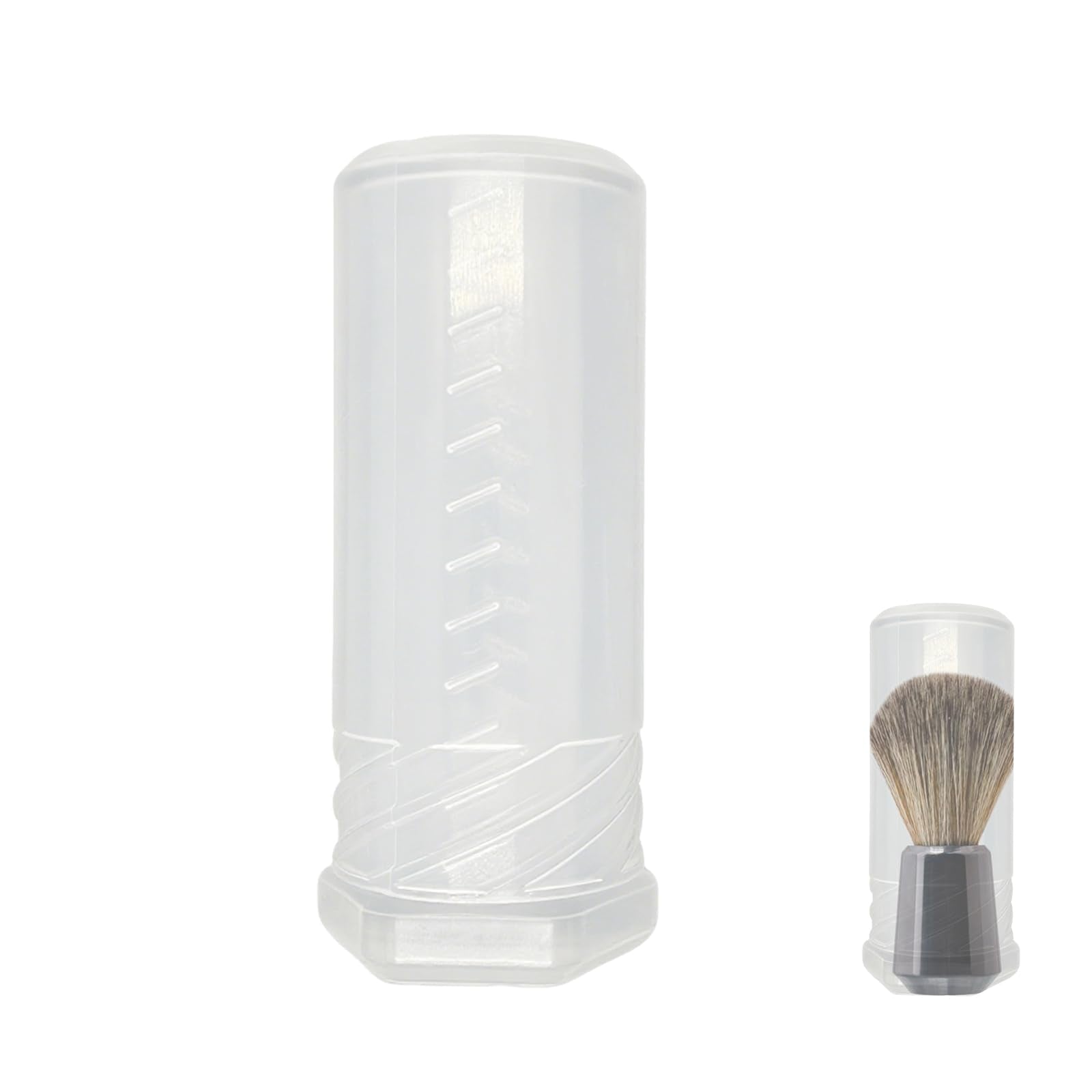 KGCGJVB Shaving Brush Holder Travel Case Adjustable Stand for Shave Brush and Safety Razor Compact Shaving Kit Organizer for Men Portable Hair Grooming Brush Case for Bathroom or On-the-Go Use