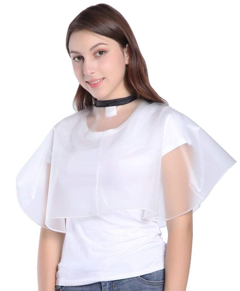 PERFEHAIR Short Salon Hair Shampoo Cape, Waterproof Capes for Cutting Styling Coloring Beauty Makeup