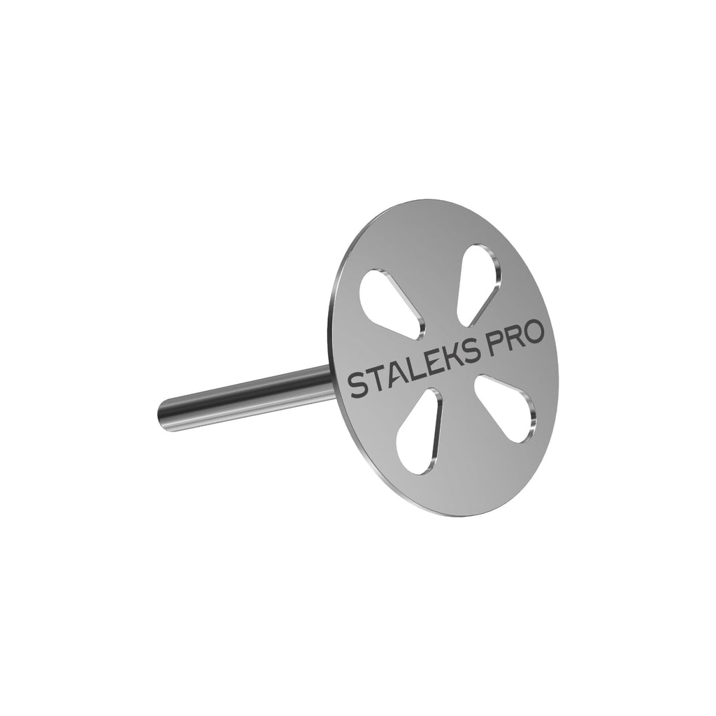 Staleks Pro PODODISC M Expert Pedicure Disc with 5 Disposable Files – 20 mm Diameter – 180 Grit – Stainless Steel – for Hardware Pedicure