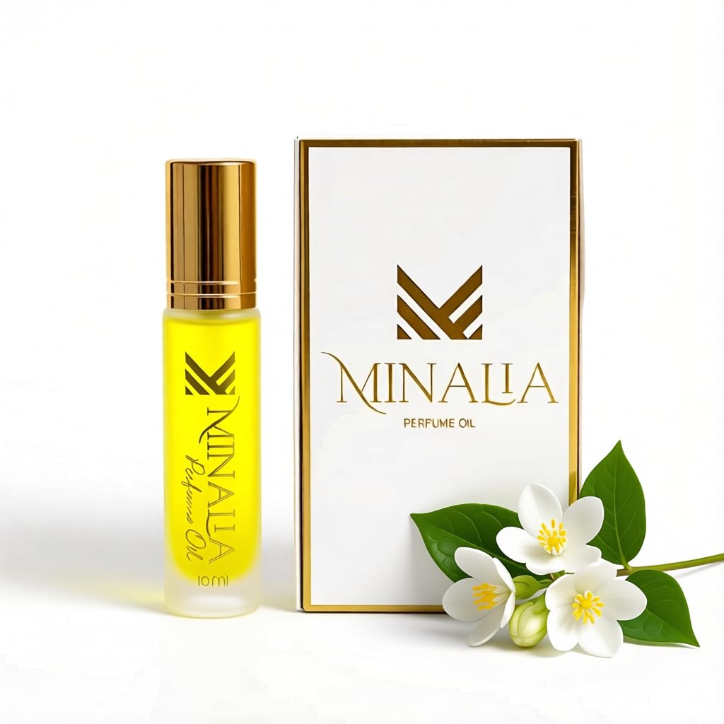 MINALIA Roll-On Perfume Oil – Alcohol-Free – 10 mL (Tunisian Jasmine)
