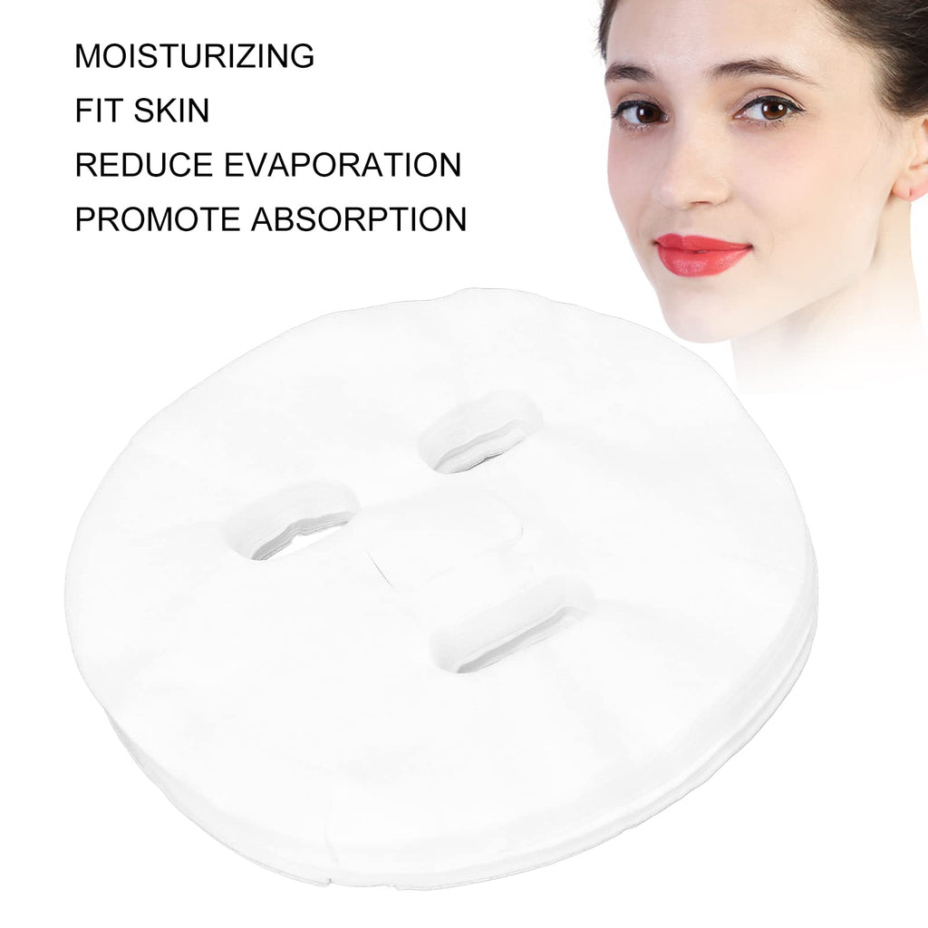 ZJchao Sheet Masks, 50pcs Mask Paper Home Masks Sheets Moisturizing Face for DIY Skin Care Hydrating Disposable Cotton Masks Paper for Wet Skincare Salon Home Spa DIY