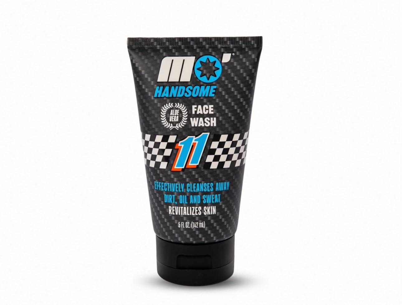 Mo' Handsome Men's Face Wash Deep Cleaning Facial Cleanser for Oily & Combination Skin - Aloe Vera, Vitamin E & Pro-B5 - Sulfate-Free, Paraben-Free Post-Workout Daily Face Wash for Men