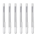 minkissy 6Pcs Eyebrow Mapping Pencil - White Eyebrow Pen White Microblading Markers for Skin Makeup Position Mapping Mark Tools Brow ()