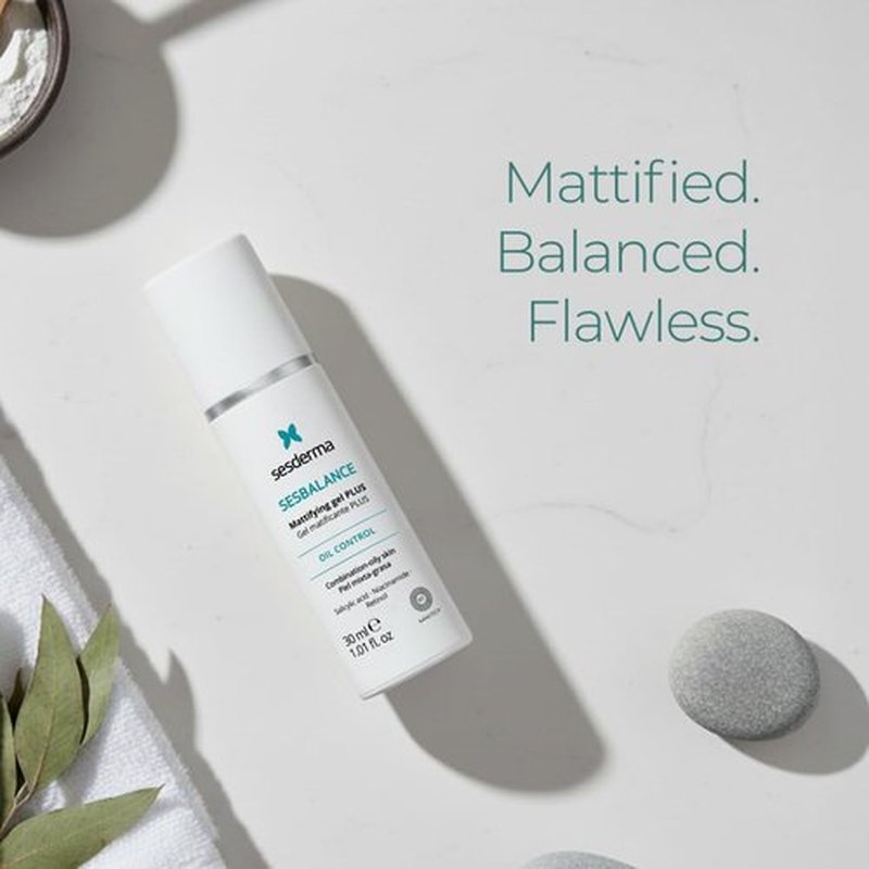 Sesderma SESBALANCE Mattifying Gel Plus - Oil Control for Acne-Prone & Combination Skin | 1.0 fl oz