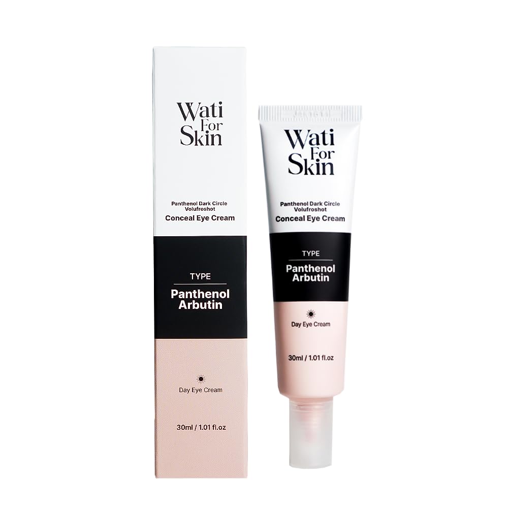 Wati For Skin Panthenol Dark Circle Volufroshot Conceal Eye Cream – Hydrating & Brightening with Long-Lasting Coverage, Korean Skin Care, 30ml / 1.01 fl.oz.