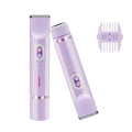 Women's Electric Dual Headed Shaver, 2 in 1 Bikini Trimmer, USB Rechargeable Electric Razors Body Hair Trimmer