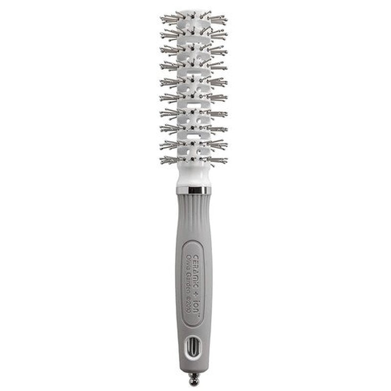 Olivia Garden Ceramic + Ion Turbo Vent Pro Hair Brush - Fast Drying & Frizz Control | Ideal for All Hair Types