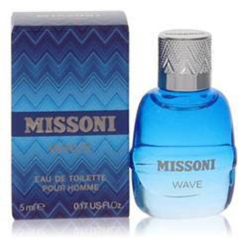 Missoni Wave - Mini EDT Fragrance for Men | 0.17 Oz Stylish Scent