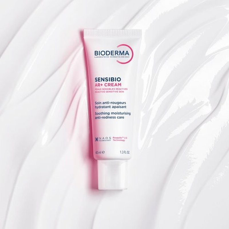 Bioderma Sensibio AR+ Cream, Facial Redness Relief Lotion for Sensitive Skin, Soothing and Moisturizing Care