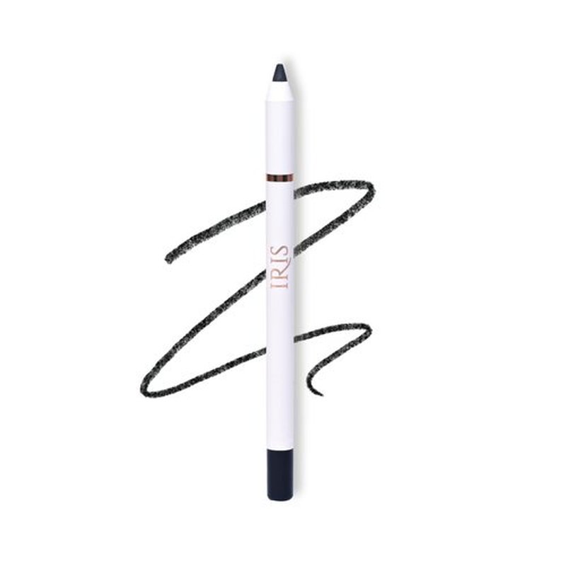 IRIS Waterproof Kajal & Kohl Pencil | Ultra Black, 24-Hour Matte Finish | Smudge-Proof, Vegan, Cruelty-Free | Ceramide-Infused to Lock in Moisture | 1.2 mL (Kajal)