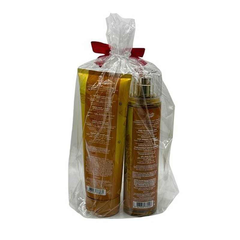 Bath & Body Works PRINCESS COLLECTION Fine Fragrance Mist & Ultimate Hydration Body Cream 2-piece Gift Set with a Bow for Holidays - Full Size – Limited Edition (Belle)