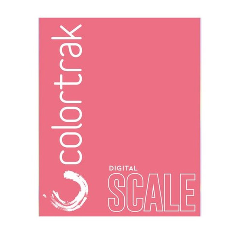 Colortrak Digital Scale, Tempered Glass Scale for Measuring Fits Most Color Trays and Stations, Measures Quantities in lb, oz, ml, g, kg, Sleek 8" x 6.5" Design
