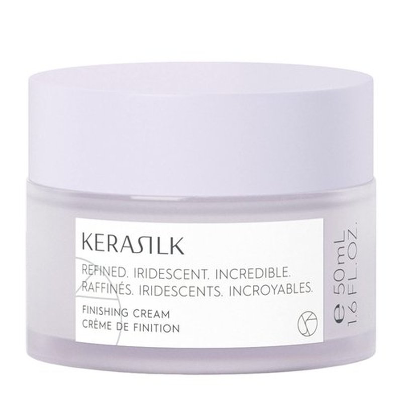 KERASILK Finishing Cream | Smooths Flyaways & Fights Frizz | Definition & Refinement | Provides Soft & Touchable Finish | 50ml