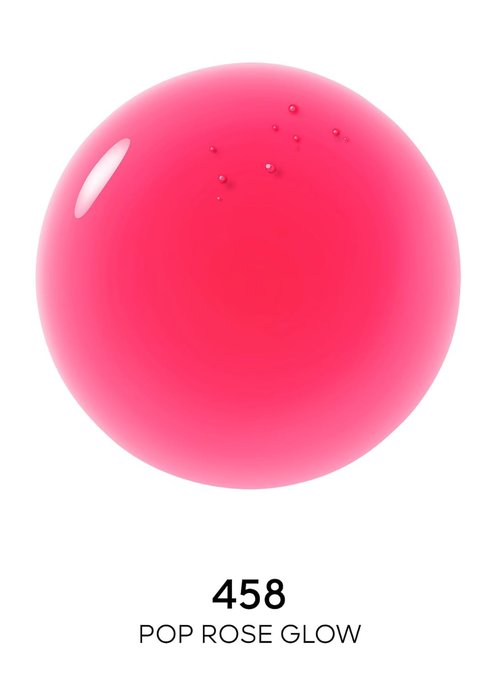 Guerlain Kiss Kiss Bee Glow Oil - 458 Rose Glow Lip Oil for Women - 0.3 oz Hydrating Formula