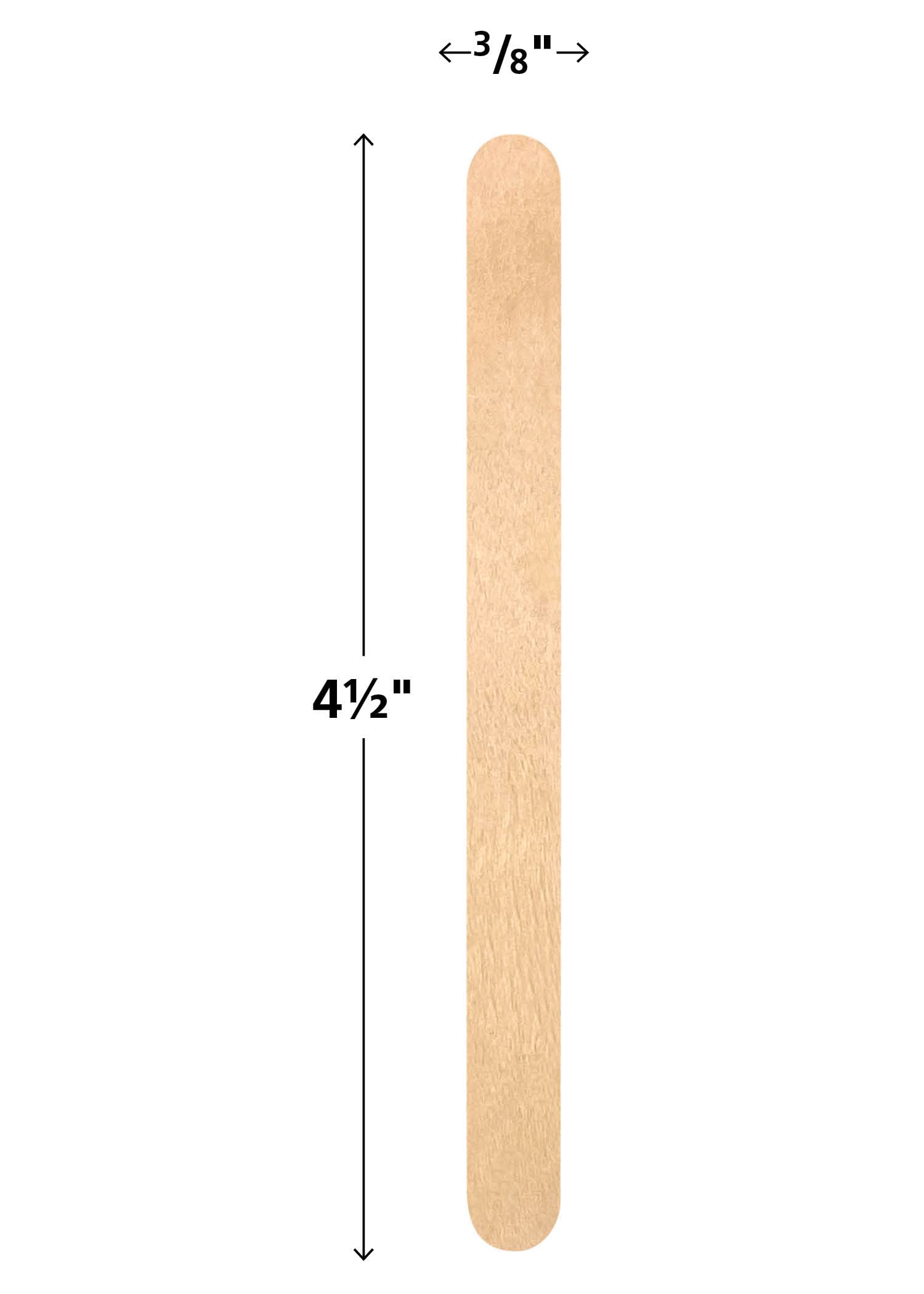 Teacher Created Resources Craft Sticks - Box of 500, Premium Birch Wood, 4 1/2'' x 3/8'', Natural Unfinished for Arts & Crafts, DIY Projects, School & Classroom Supplies, Food Safe