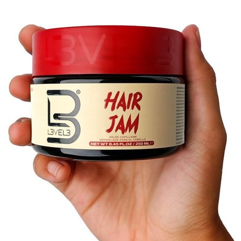 L3 Level 3 Hair Braiding Jam - Lock In Moisture While You Style - Frizz Control Braid Gel for all Hair Types