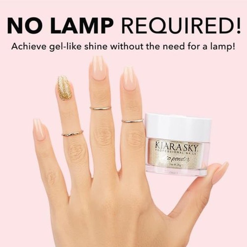 KIARA SKY Dip Top Coat - Ultra-Shiny Nail Dip Powder Essential | No Lamp Needed | 15 ml | Cruelty-Free