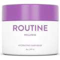 Routine Wellness Deep Conditioning Hair Mask - Revitalize Dry, Damaged Hair - Hydrating Repair Treatment, 8oz