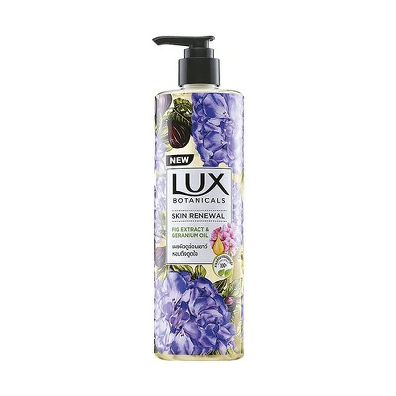Lux Botanicals Skin Renewal Shower Gel - Natural Extracts, Paraben-Free, 450 ml / 15.2 Fl. Oz