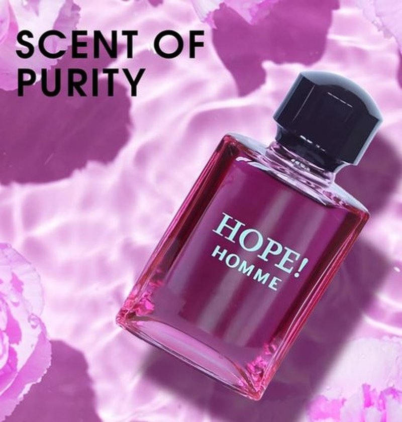 Hope Cologne for Men - Elegant Fruity & Floral Eau De Toilette Natural Spray | 3.4 Fl Oz (100 Ml)