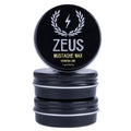 ZEUS Mustache Wax for Men with Beeswax, Grape Seed & Shea Butter (3 Pack)