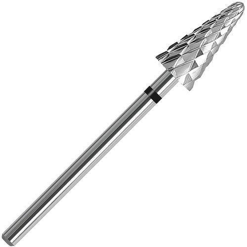 HungGato Tapered Nail Drill Bits, 3/32" Safety Drill Bit, Professional Carbide Tungsten Bit for Cuticle Dead Skin Fast Remover, Under Nail Gel Polishing for Salon & Home (Extra Coarse)