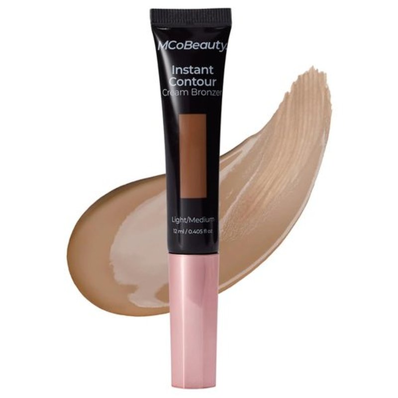 MCoBeauty Instant Contour Cream Bronzer Light to Medium Shade Cream Contour Stick with In-Built Cushion Applicator Concealers & Neutralizing Makeup