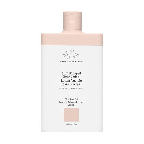 Drunk Elephant Sili Whipped Body Lotion - Rich Daily Moisturizer - 240 ml/8 fl oz - Clean & Cruelty-Free Skincare