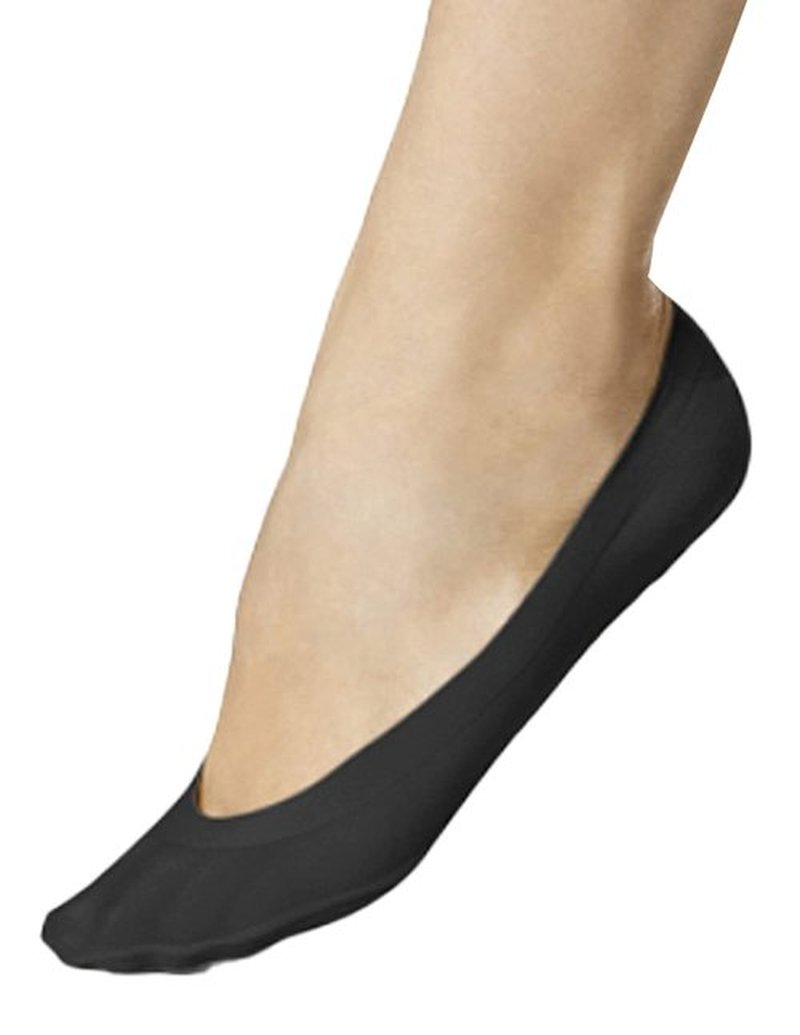 HUE Women's Perfect Edge Liner, 3 Pair Pack, Black - 2 Lace, 1 Solid, One Size