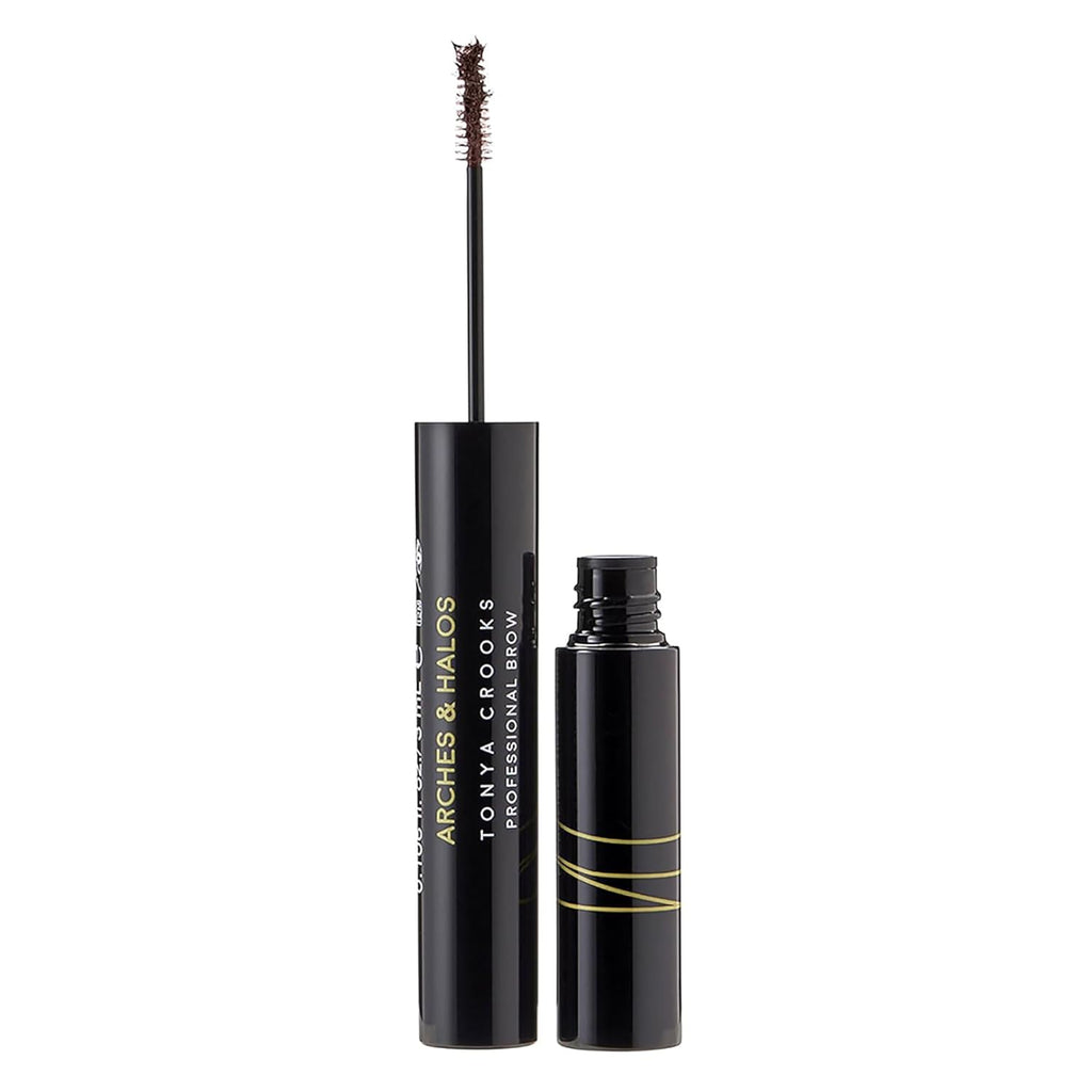 Arches and Halos Microfiber Tinted Brow Mousse - Rich Pigment Eyebrow Shaper - Water-Resistant - Auburn - 0.11 oz