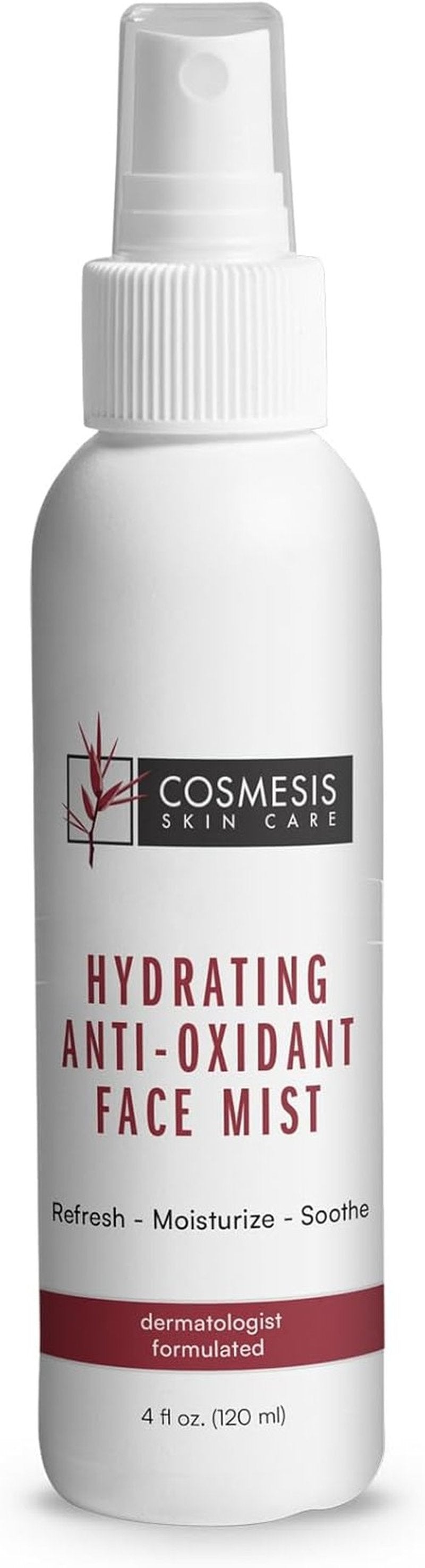 Cosmesis Hydrating Anti-Oxidant Face Mist - Refreshing Tea Blend with Vitamins A & D - 4 Fl Oz