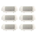 6 Pack Same Rough Replacement Coarse Roller Head for Electric Callus Remover, Foot File Pedicure Tools Refill Rollers for Feet Callus Shaver Pedicure Kit (6pcs Tough Coarse)