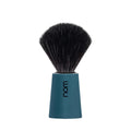 NOM Carl Shaving Brush | Vegan Shave Brush for Shaving soaps and creams | sustainable eco-friendly and reusable |Exfoliating Shaving Brush | Petrol Blue handle