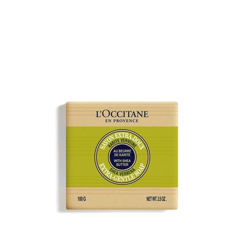 L'OCCITANE Shea Butter Soap Bar - Extra-Gentle Cleansing & Moisturizing, Vegan, Soothing Scents