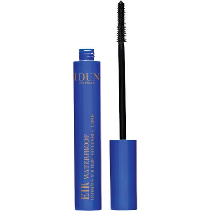 IDUN Minerals Eir Waterproof Mascara - Smudge-Proof & Clump-Free - Intense Black Color - 0.34 oz