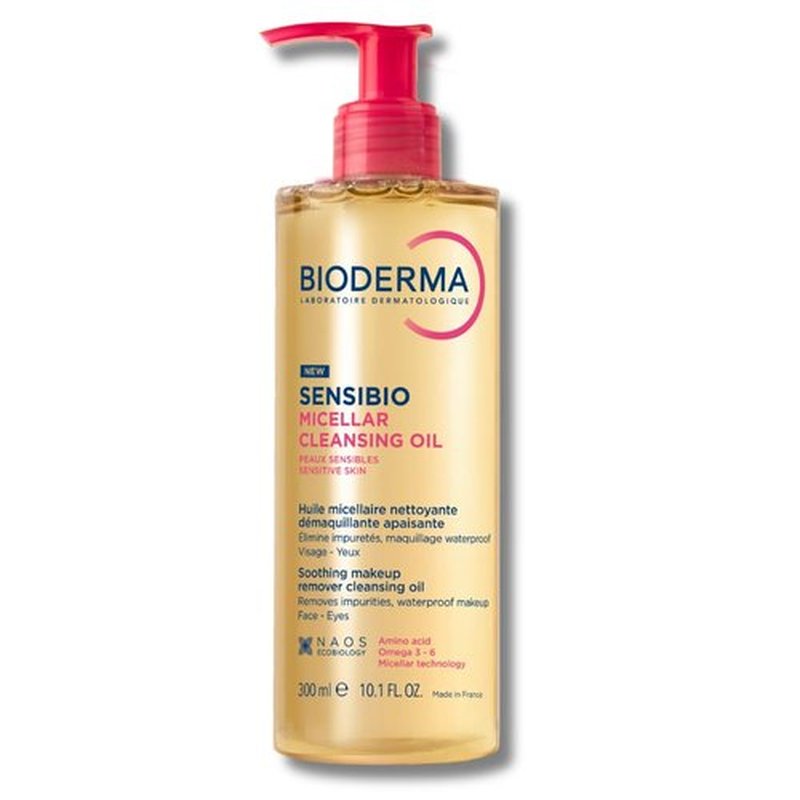 Bioderma Sensibio Micellar Cleansing Oil - Gentle Deep Cleanser for Sensitive Skin | 6.7 Fl Oz